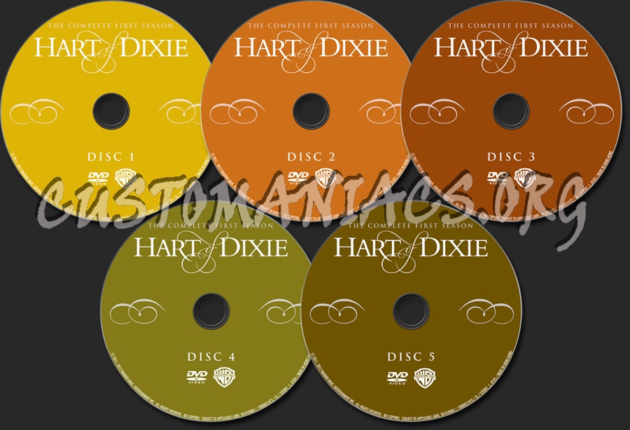 Hart of Dixie Season 1 dvd label