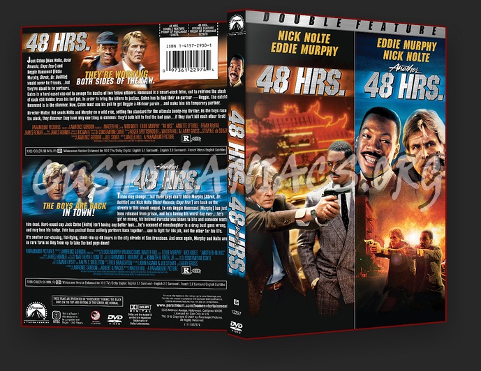 48 Hrs Hours Double Feature dvd cover