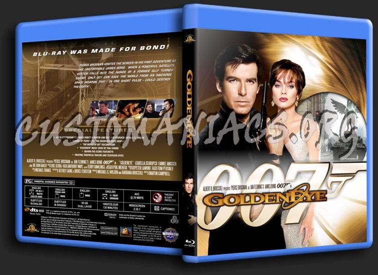 James Bond: Goldeneye blu-ray cover