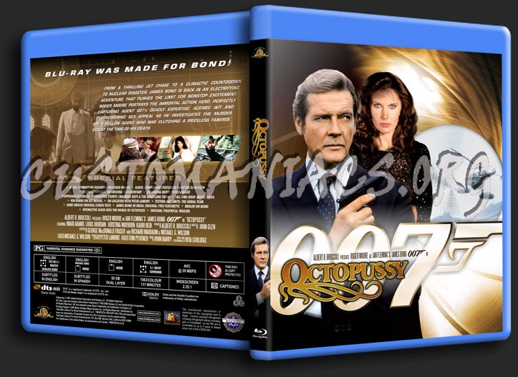 James Bond: Octopussy blu-ray cover