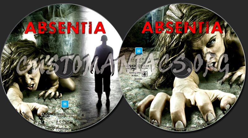 Absentia dvd label