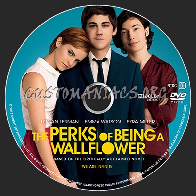 The Perks of Being a Wallflower dvd label