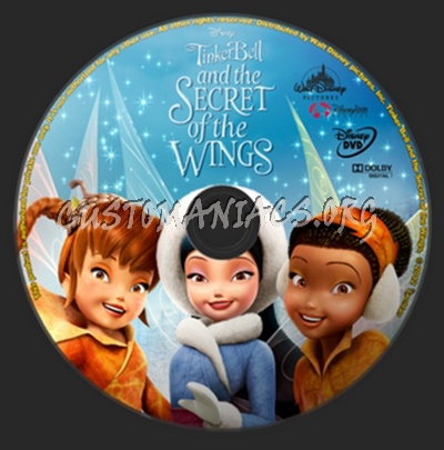 Secret of the Wings dvd label