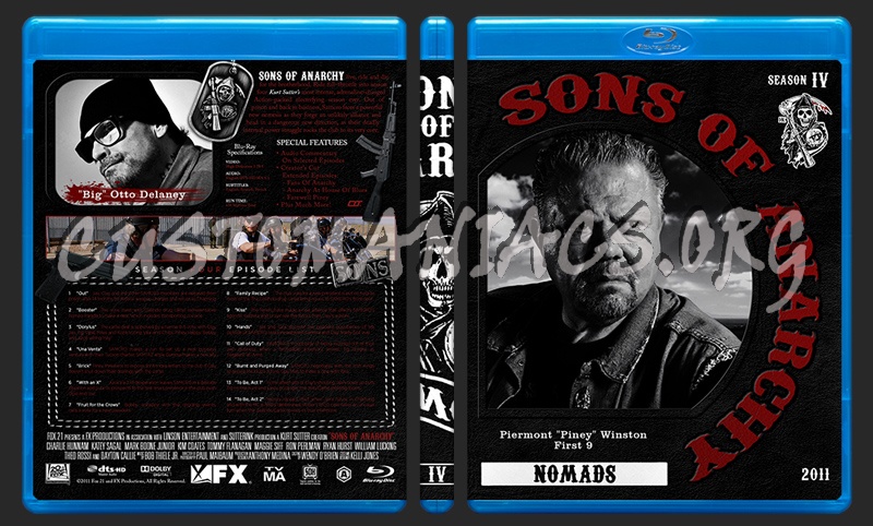 Sons Of Anarchy Complete blu-ray cover