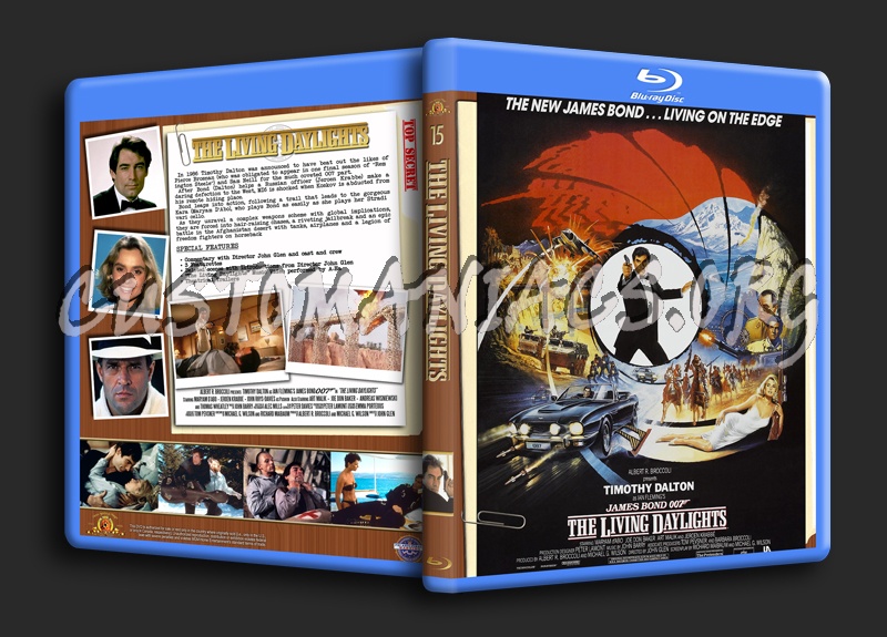 The Living Daylights blu-ray cover