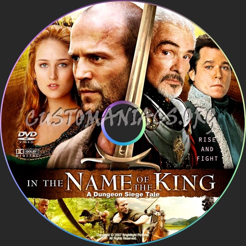 In the Name of the King A Dungeon Siege Tale dvd label