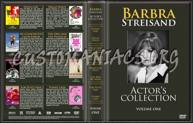 Barbra Streisand Collection - Volume 1 dvd cover