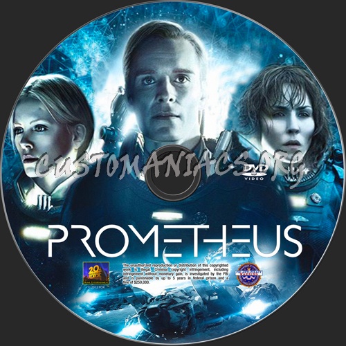 Prometheus dvd label