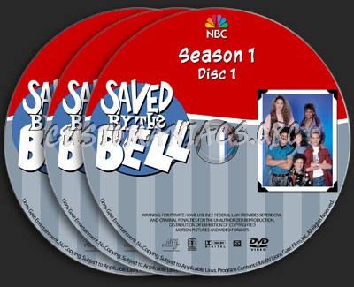 Saved by the Bell - Season 1 dvd label