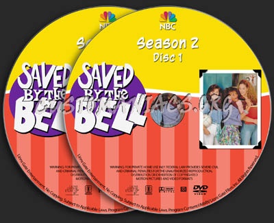 Saved by the Bell - Season 2 dvd label
