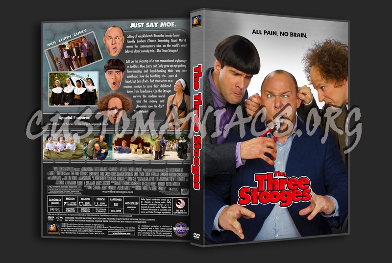 The Three Stooges dvd cover