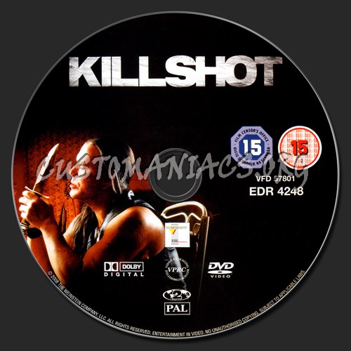 Killshot dvd label