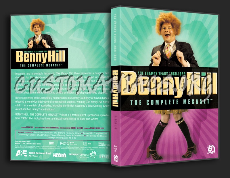 Benny Hill The Complete Megaset dvd cover