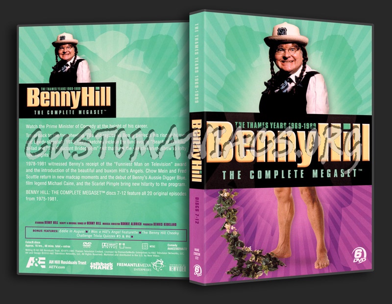 Benny Hill The Complete Megaset dvd cover