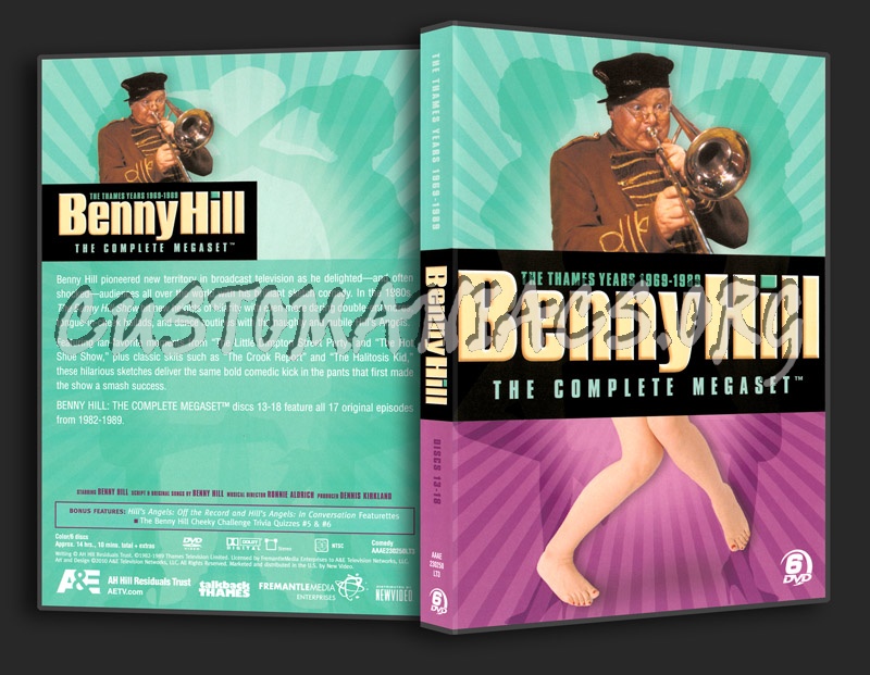 Benny Hill The Complete Megaset dvd cover