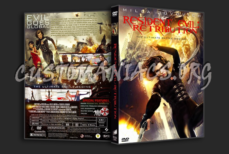 Resident Evil: Retribution dvd cover