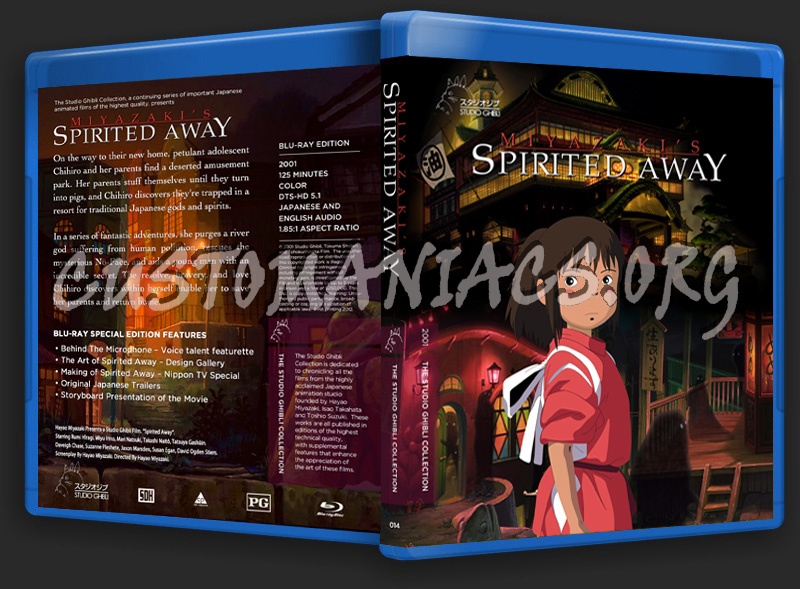 Spirited Away blu-ray cover