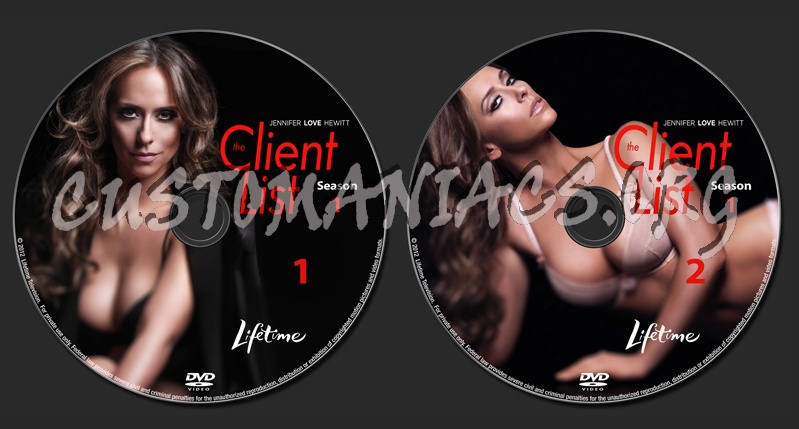 The Client List Season 1 dvd label