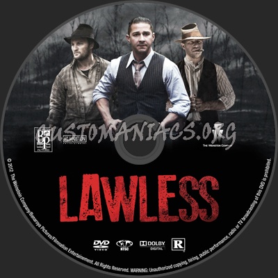 Lawless dvd label