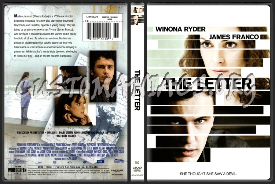 The Letter dvd cover