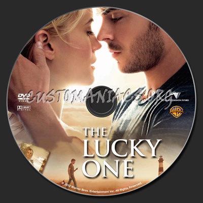 The Lucky One dvd label