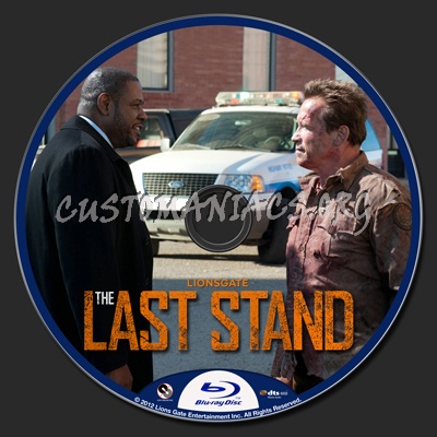The Last Stand (2013) blu-ray label