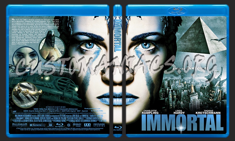 Immortal (Ad Vitam) blu-ray cover