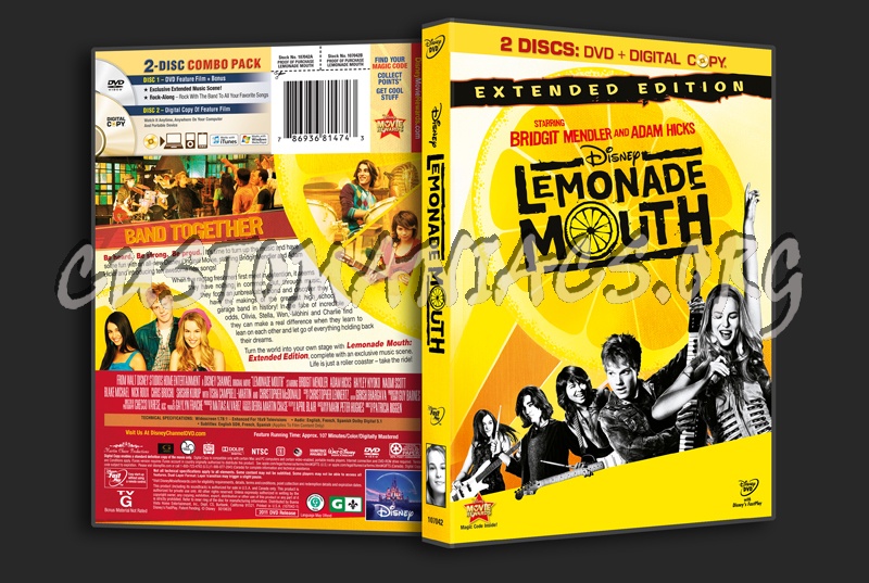Lemonade Mouth dvd cover