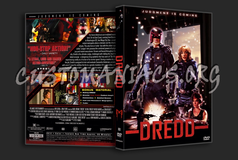 Dredd dvd cover