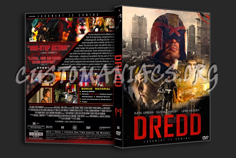 Dredd dvd cover