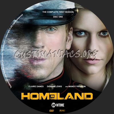 Homeland - Season 1 dvd label