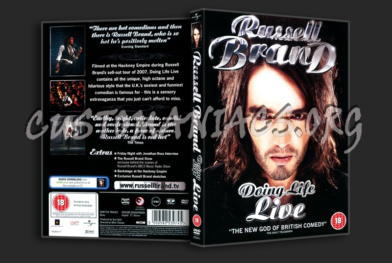 Russell Brand Doing Life Live dvd cover