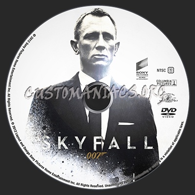 Skyfall dvd label