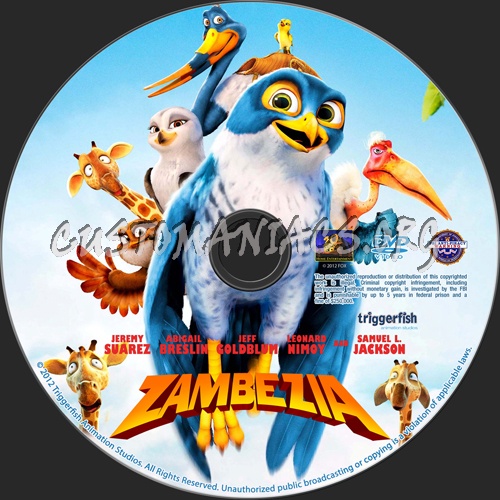 Zambezia dvd label