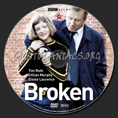 Broken dvd label