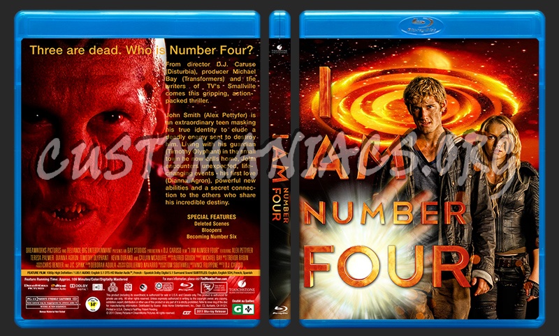 I Am Number Four blu-ray cover