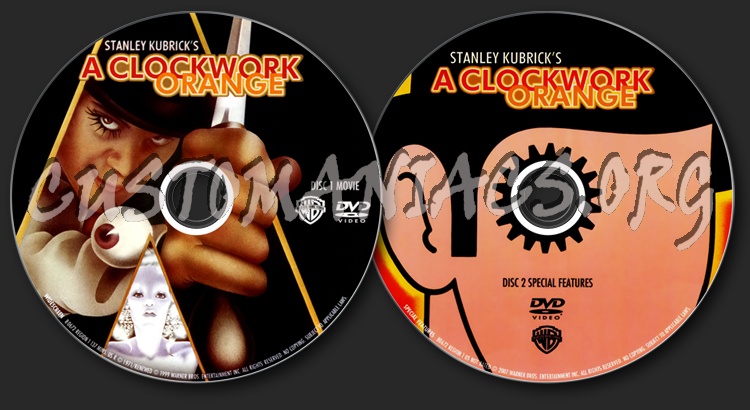 A Clockwork Orange SE (2 Disks) dvd label