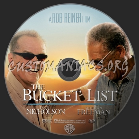 The Bucket List dvd label