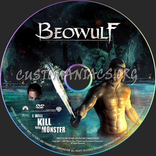 Beowulf dvd label