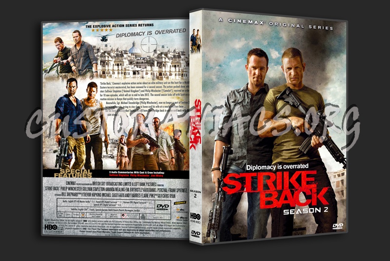 Strike Back Season 2 dvd cover