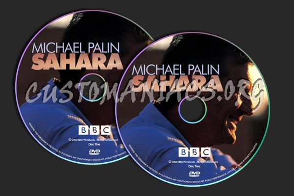 Michael Palin Sahara dvd label