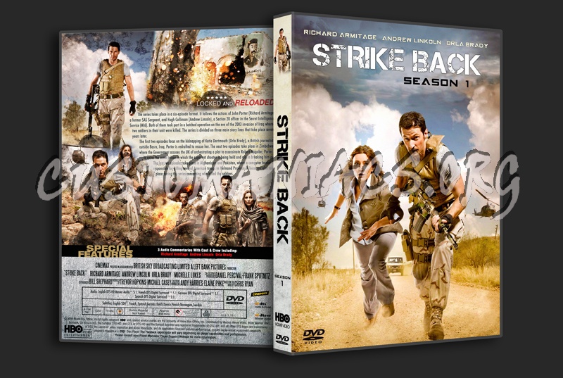 Strike Back Season 1 dvd cover