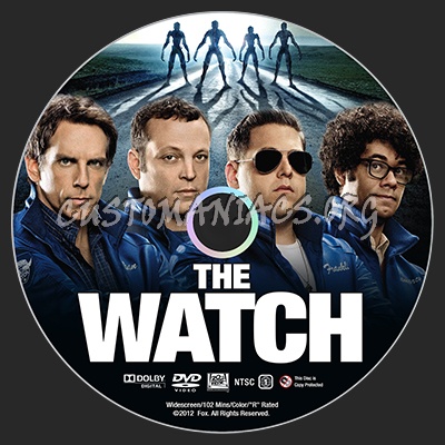 The Watch dvd label