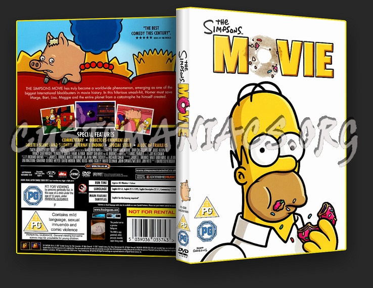 The Simpsons Movie dvd cover