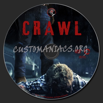 Crawl dvd label