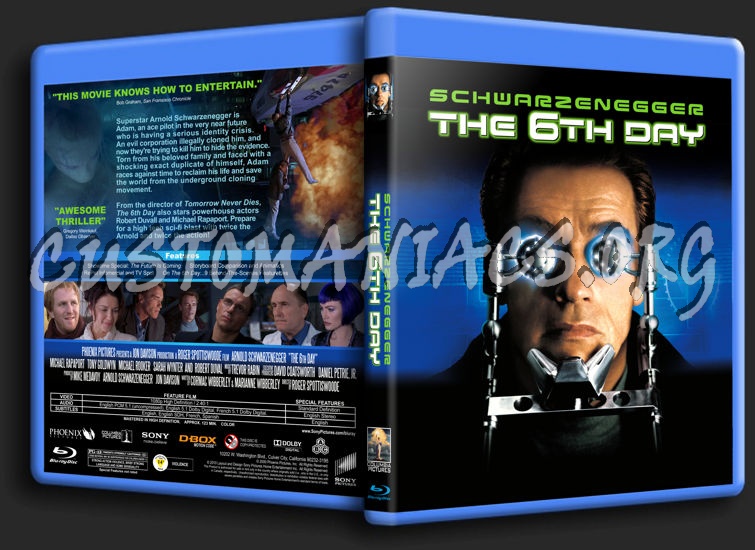 The 6th Day blu-ray cover