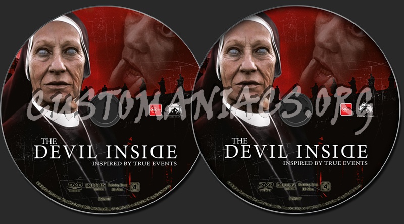 The Devil Inside dvd label