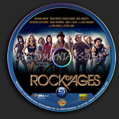 Rock Of Ages blu-ray label