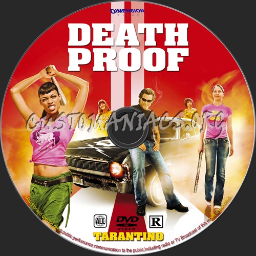 Death Proof dvd label