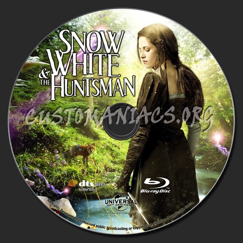 Snow White and the Huntsman blu-ray label